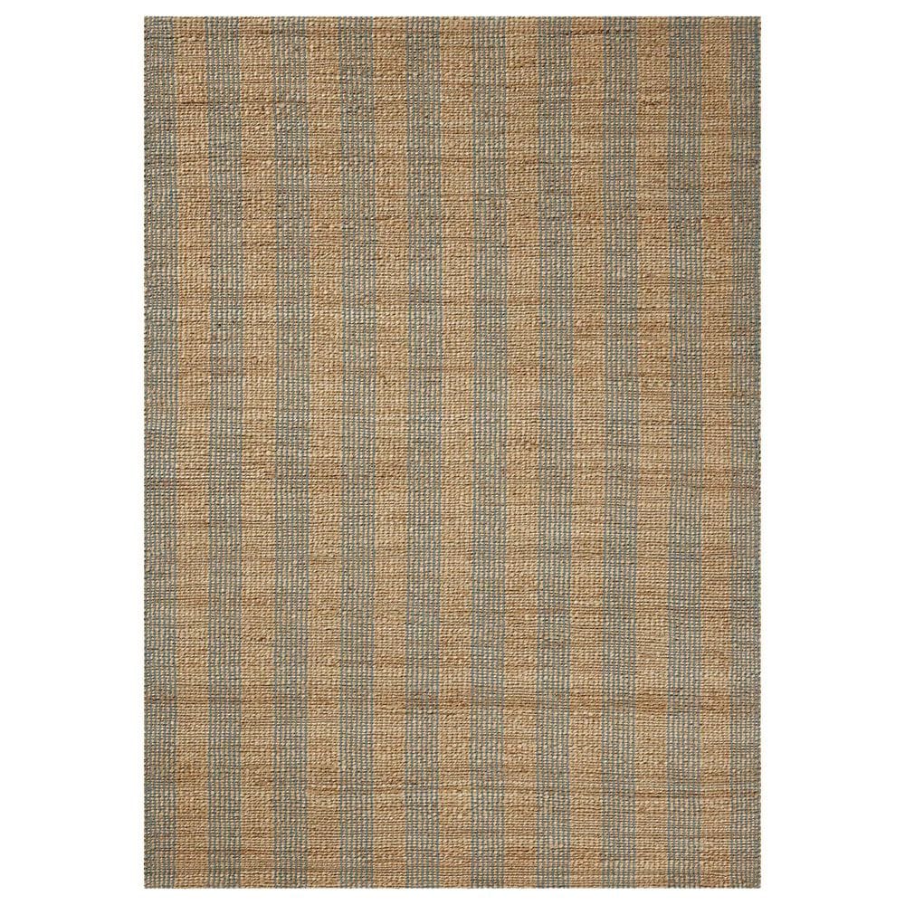 Chris Loves Julia x Loloi Judy 8"6" x 11"6" Natural and Sky Area Rug, , large