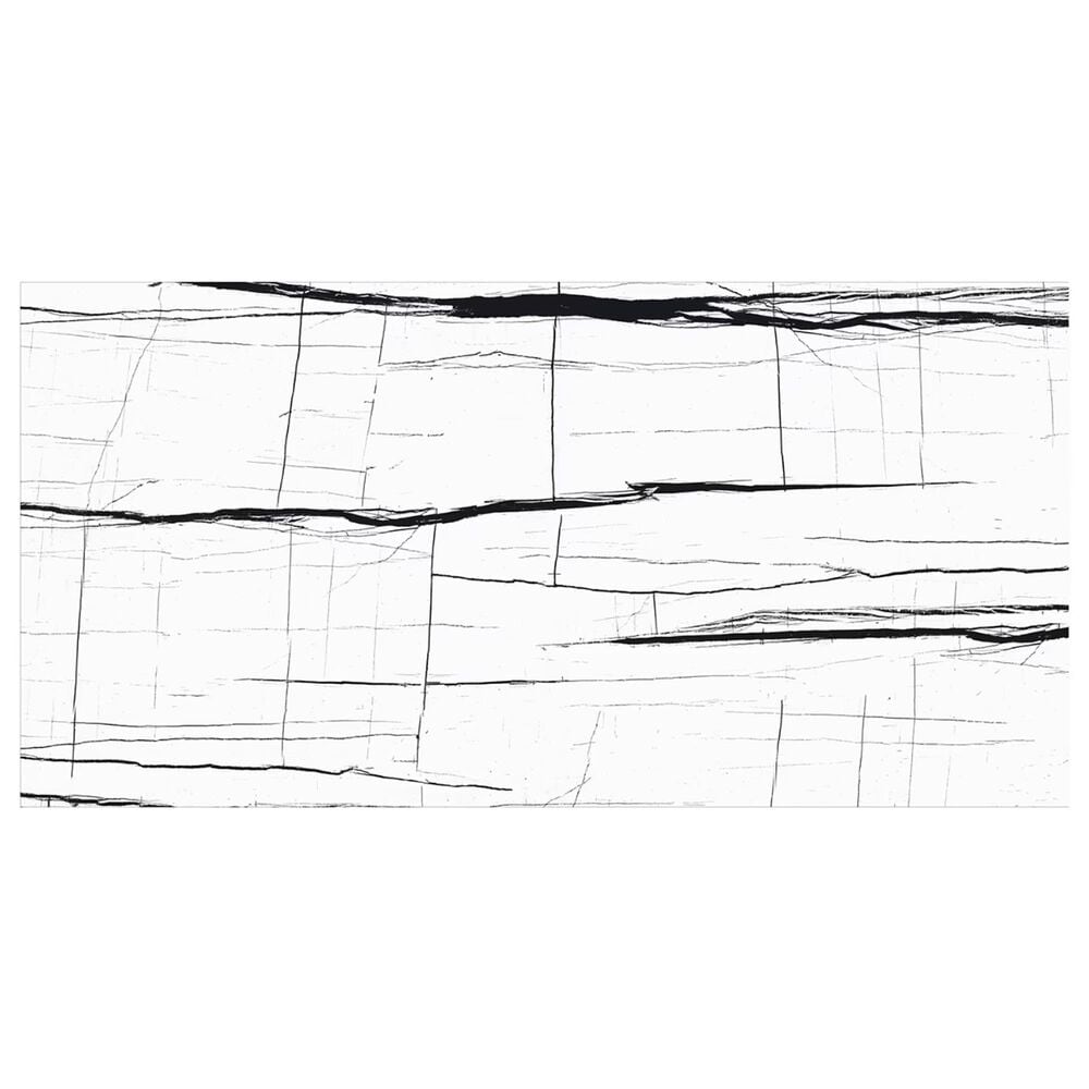 Soho Studio Luna Sahara White 24" x 48" Polished Porcelain Tile, , large