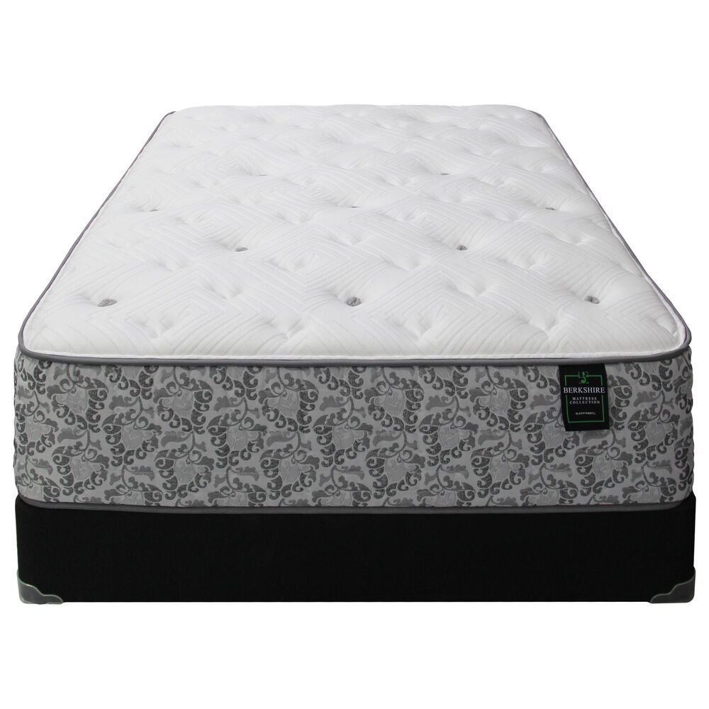 Sleeptronic Berkshire Warren Luxury Medium Plush Twin Mattress with High Profile Box Spring, , large
