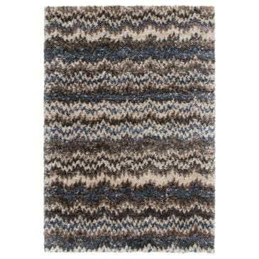 Central Oriental Pulse Amalie Multicolor 5"3" x 7"3" Area Rug, , large
