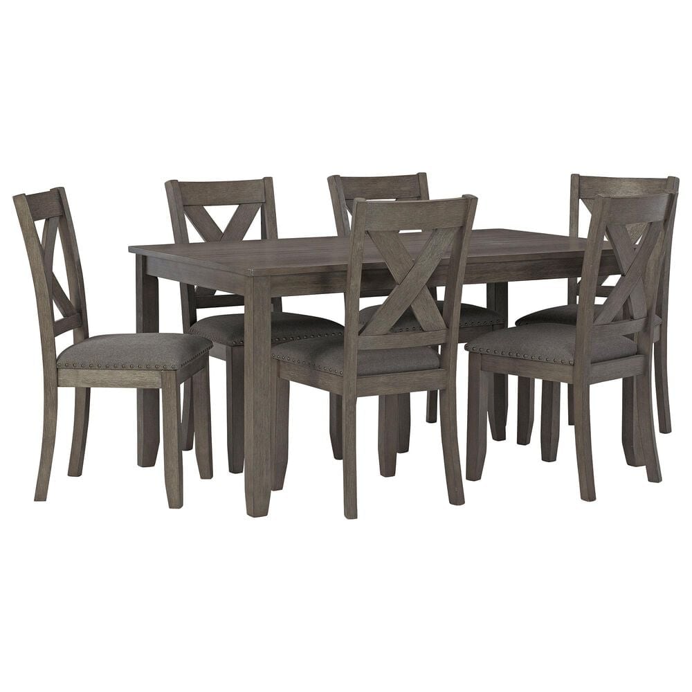 Signature Design by Ashley Caitbrook 7-Piece Dining Set in Antique Gray Wash, , large