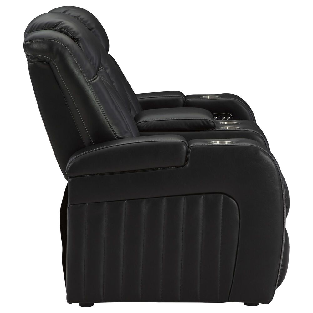 Ashley Caveman Den 3-Piece Power Reclining Living Room Set in Midnight, , large