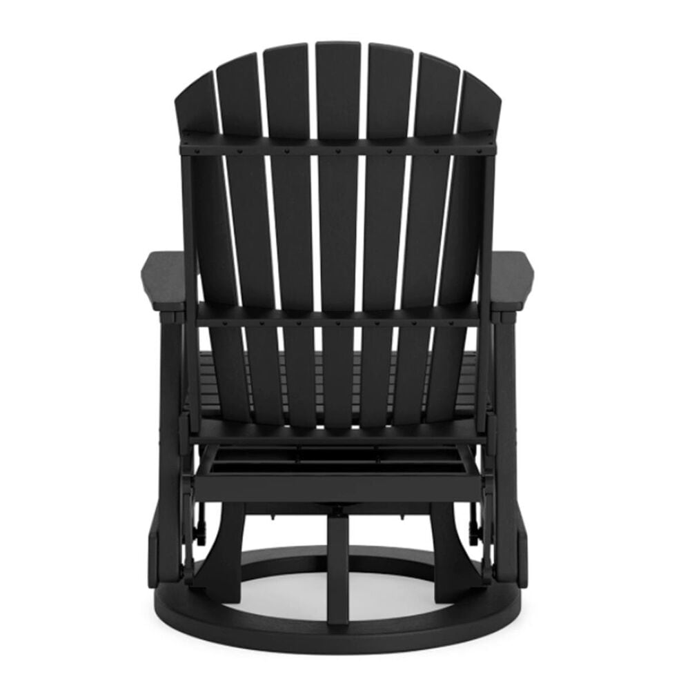 Ashley Hyland Wave Swivel Glider Chair in Black, , large