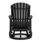Ashley Hyland Wave Swivel Glider Chair in Black, , large