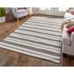 Feizy Duprine 4" x 6" Black Area Rug, , large