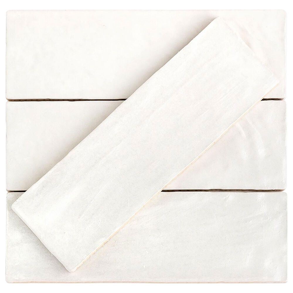 Soho Studio Myorka White 2&quot; x 8&quot; Ceramic Tile, , large