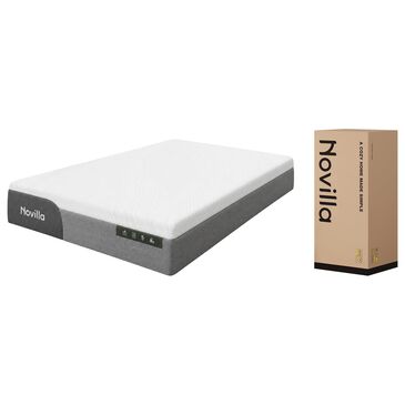 Novilla GreyZen 14" Medium Full Mattress in a Box, , large