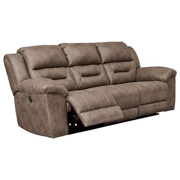 Ashley Stoneland Power Reclining Sofa in Fossil, , large