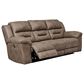 Ashley Stoneland Power Reclining Sofa in Fossil, , large
