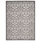 Nourison Aloha 7"10" x 10"6" Grey and Charcoal Indoor/Outdoor Area Rug, , large