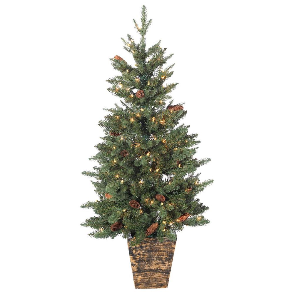 The Gerson Company Sterling 4" Potted Natural Cut Riverton Pine, , large