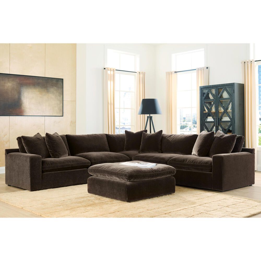 Ashley Maxton Heights Oversized Accent Ottoman in Bittersweet, , large