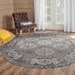 Amer Rugs Alexandria 6"7" Round Walnut Area Rug, , large