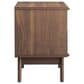Modway Envision 1 Drawer and Shelf Nightstand in Walnut White, , large