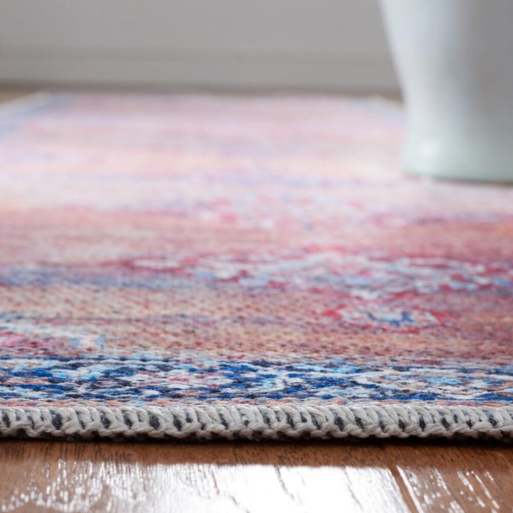 Safavieh Serapi 2&#39; x 8&#39; Rust and Navy Runner, , large
