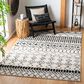 Safavieh Tulum 6" x 9" Ivory and Black Area Rug, , large