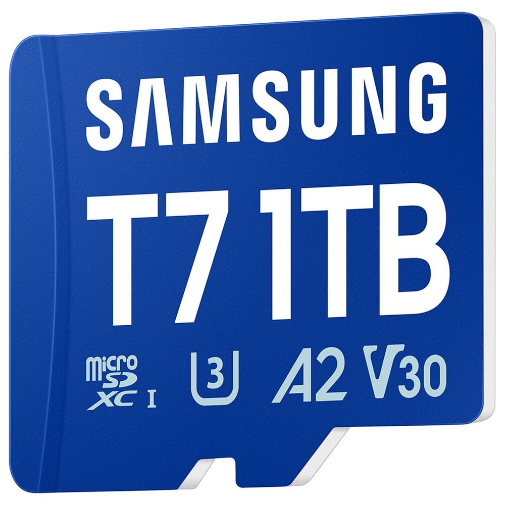 Samsung 1TB T7 UHS-I microSDXC Memory Card in Blue, , large