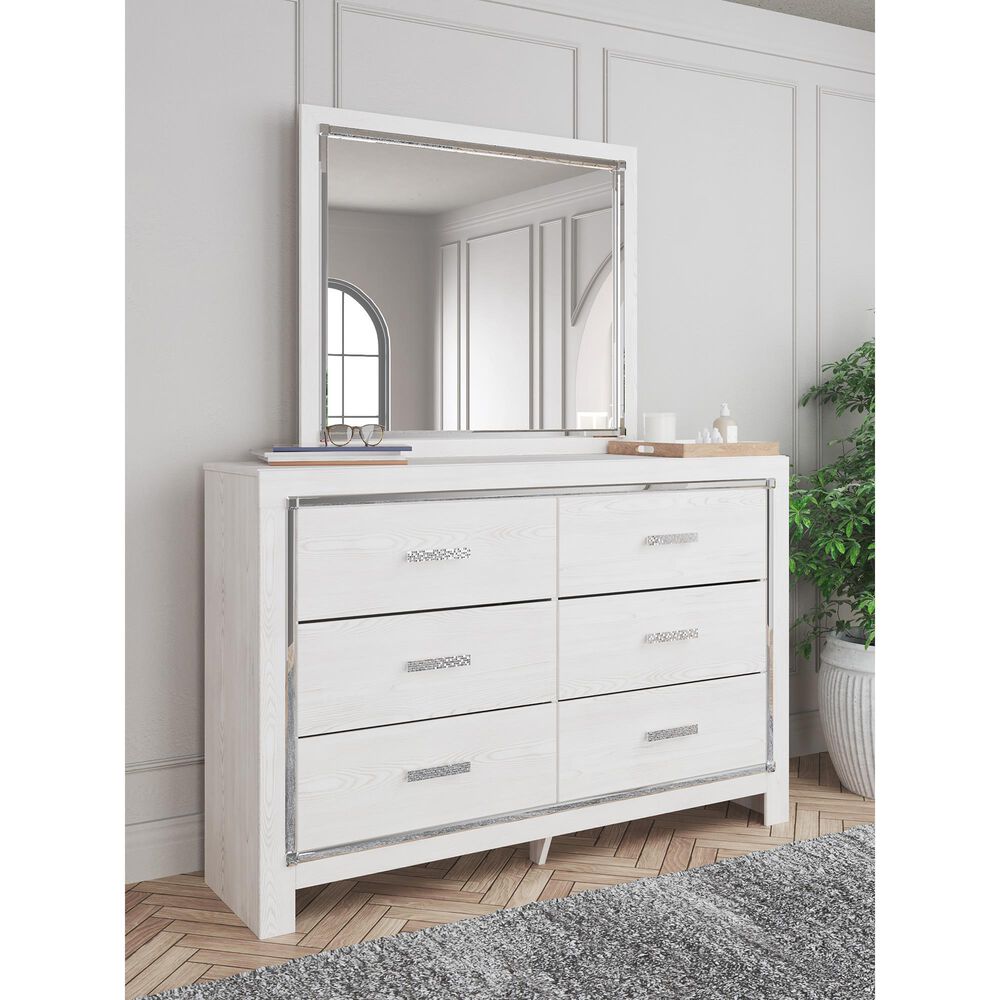 Ashley Altyra Bedroom Mirror in White, , large