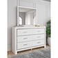 Ashley Altyra Bedroom Mirror in White, , large