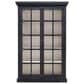 Heirloom Home Kendra 2-Door Bookcase in Flat Black and Cappuccino, , large
