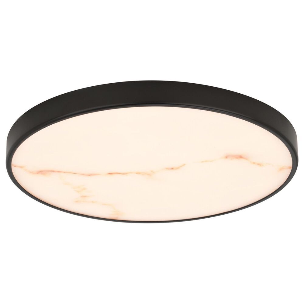 Vaxcel Aurelia 12" 1-Light Flush Mount in Matte Black, , large