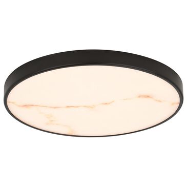 Vaxcel Aurelia 12" 1-Light Flush Mount in Matte Black, , large