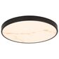 Vaxcel Aurelia 12" 1-Light Flush Mount in Matte Black, , large