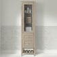James Martin Vanities Breckenridge 22" Linen Cabinet in Whitewashed Oak, , large