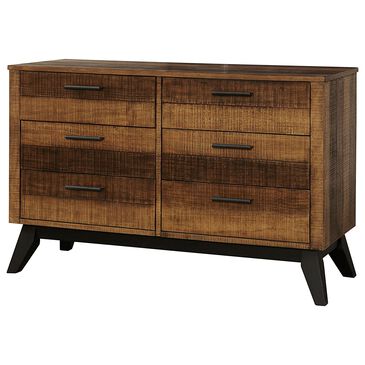 Eastern Shore Urban Rustic 6 Drawer Dresser in Brushed White, , large