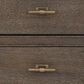 Furniture Worldwide Montclair 3-Piece Queen Panel Bedroom Set in Embossed Cocoa and Smoked Gold, , large