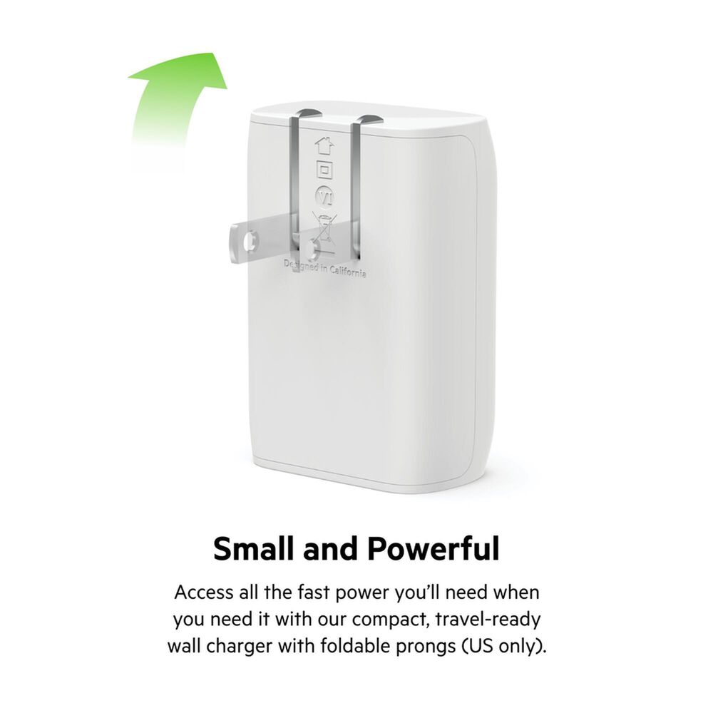 Belkin BoostCharge 30W USB-C PD Wall Charger in White, , large