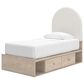 Ashley Arloster Twin  Platform Bed in Tan, , large