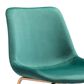 Zuo Modern Tony Bar Stool in Green and Gold, , large