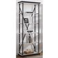 Furniture of America Kidd 33" Bookcase in Antique White/Black, , large
