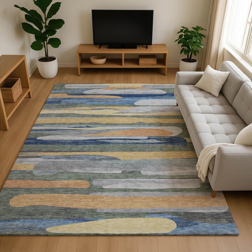 Dalyn Rug Company Kenner KN7 Basil 6'6" x 9'6" Area Rug, , large