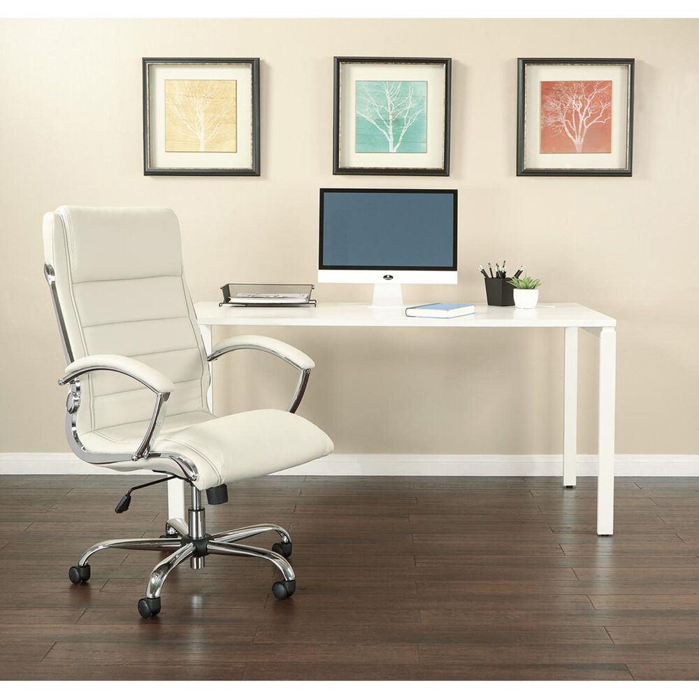 OSP Home FL Series Executive Chair in Cream, , large