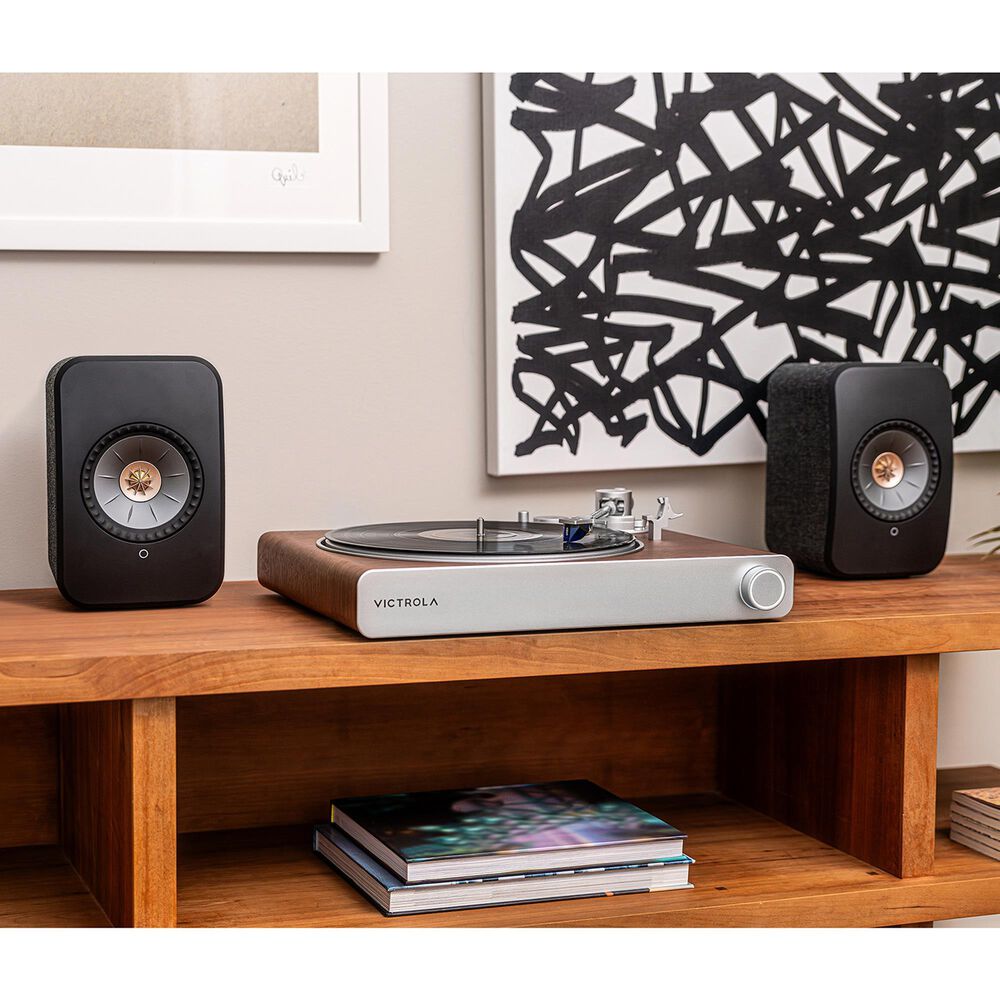 Victrola Stream Sapphire Wi-Fi and Bluetooth Turntable in Walnut, , large