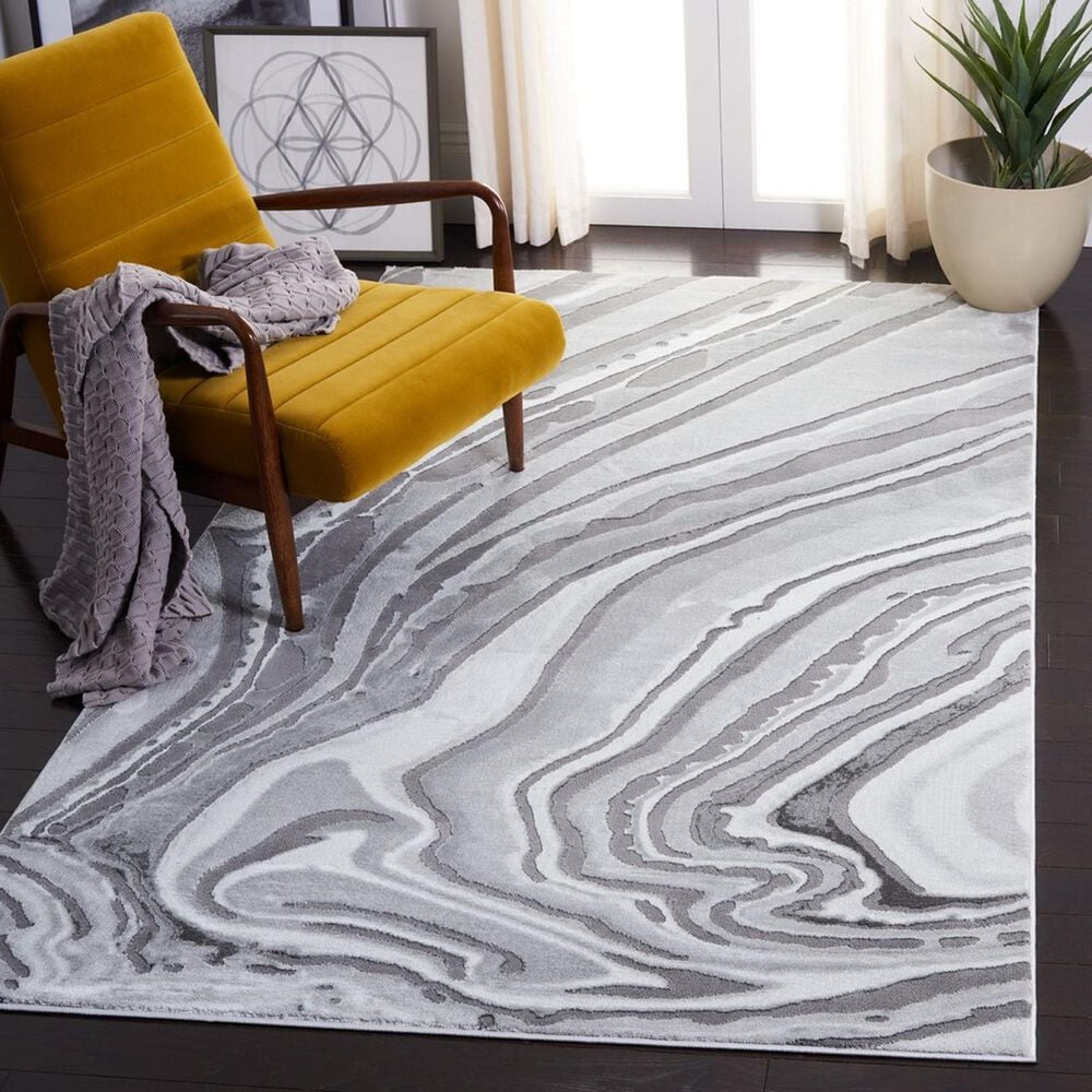 Safavieh Craft CFT843F 2&#39;7&quot; x 5&#39; Light Grey and Grey Area Rug, , large