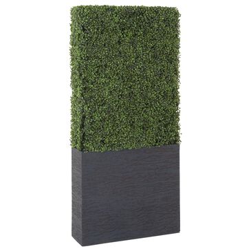 Maple and Jade 59" Artificial Boxwood Hedge in Green, , large