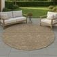 Dalyn Rug Company Soft Essentials Solid Mocha 8" Round Area Rug, , large