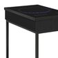 Ashley Gemmet Accent End Table with Speaker in Black, , large