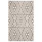 Safavieh Micro-Loop Southwestern 5" x 8" Grey and Ivory Area Rug, , large