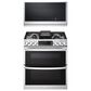 LG 2-Piece Kitchen Package with 6.9 Cu. Ft. Smart Slide-In Double Oven Gas Range and 2.1 Cu. Ft. Smart Over-the-Range Microwave in Printproof Stainless Steel, , large