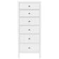 Butler Specialty Company Nora 6-Drawer Lingerie Chest in White, , large