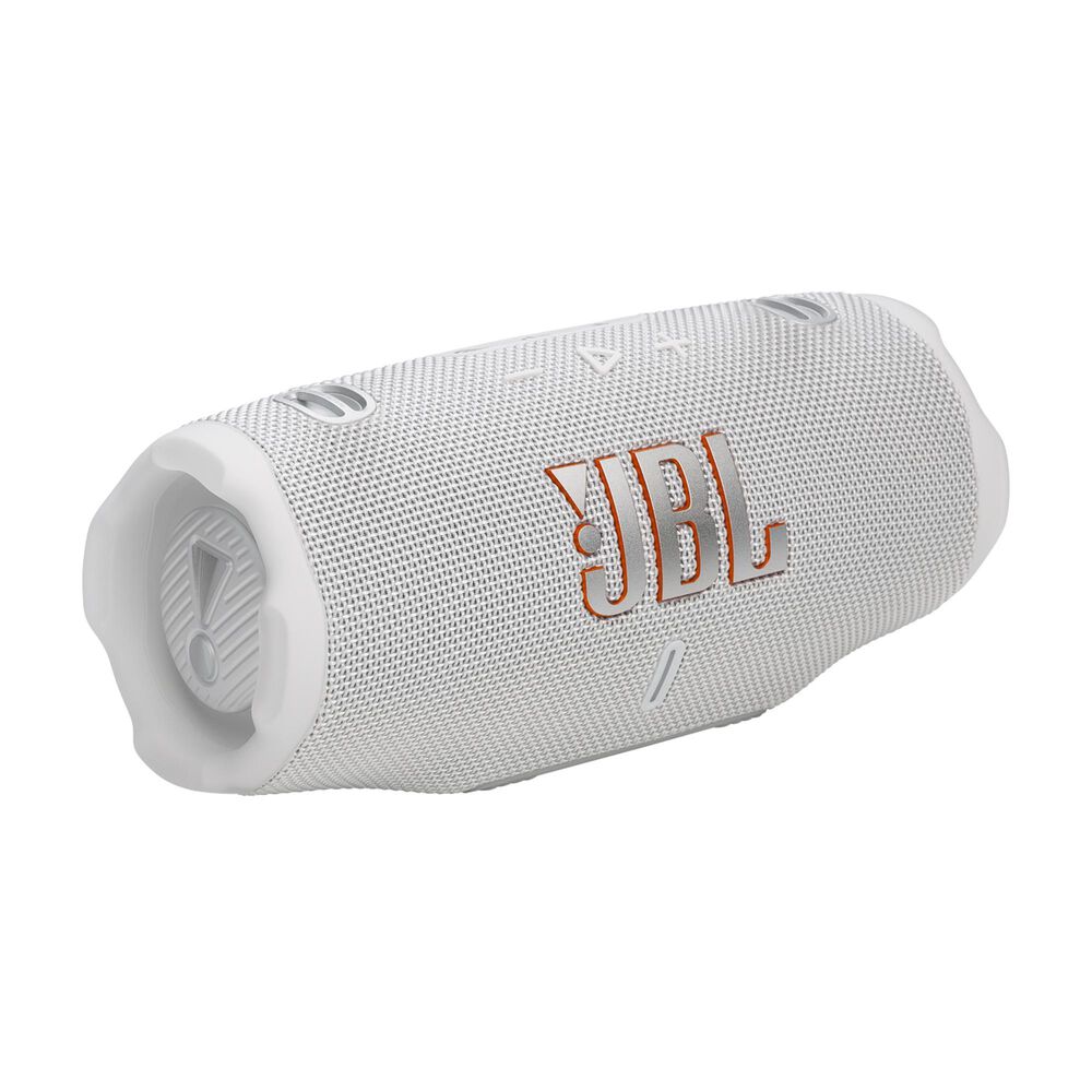 JBL Charge 6 Waterproof Bluetooth Speaker in White, , large