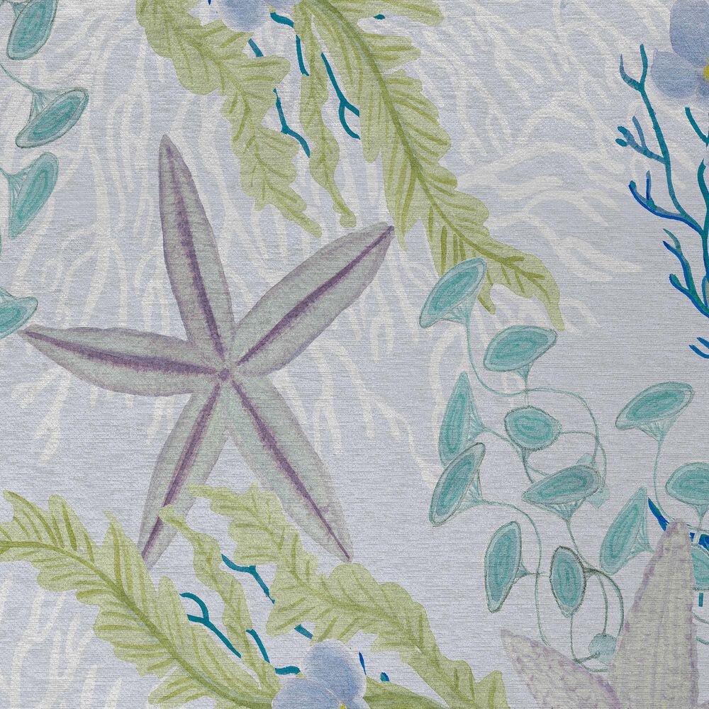 Dalyn Rug Company Seabreeze 2&#39;3&quot; x 7&#39;6&quot; Silver Indoor/Outdoor Runner, , large