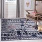 Safavieh Adirondack ADR202N 5"1" x 7"6" Vintage Navy and Light Grey Area Rug, , large
