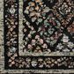 Rifle Paper Co Laurel Parquet 2"8" x 4" Black Area Rug, , large