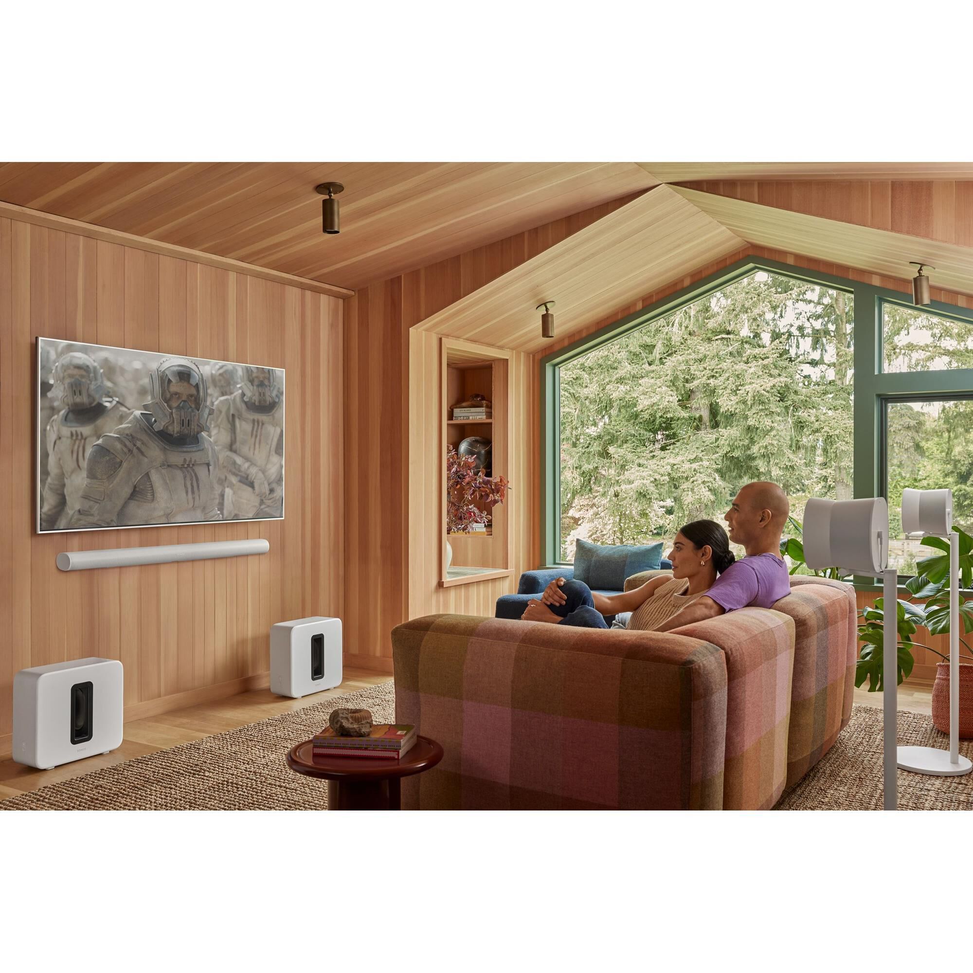 セット　Sonos Arc SONOS SUB　ホワイト Sonos Ultimate Immersive Set with Arc Ultra Soundbar, Sub 4