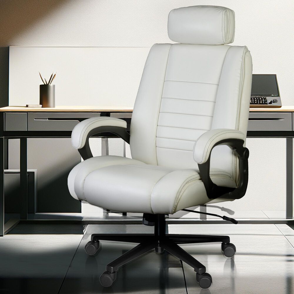 Regency Global Sourcing DuraForce Big and Tall Ergonomic Executive Office Chair in Cream, , large